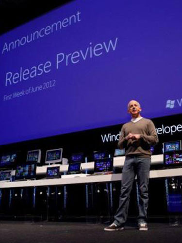 Foto: lansare Windows 8 (c) geekwire.com